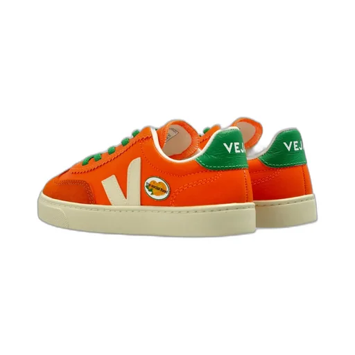 Veja Kids X The Social Food Small Volley Lace-Up Sneakers