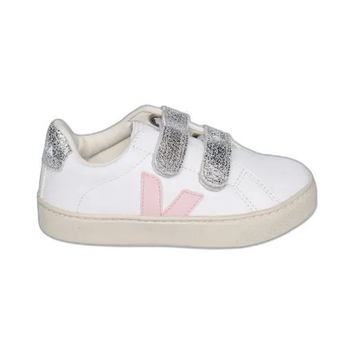 Veja Kids Touch-Strap Round Toe Sneakers
