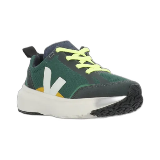 Veja Kids Canary Alveomesh Lace-Up Sneakers