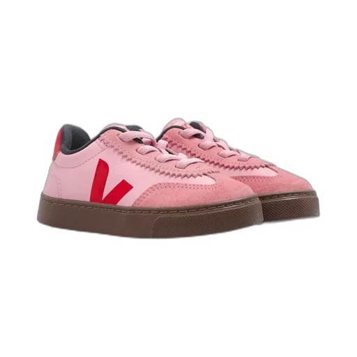 Veja Kids Volley Elastic Lace-Up Sneakers