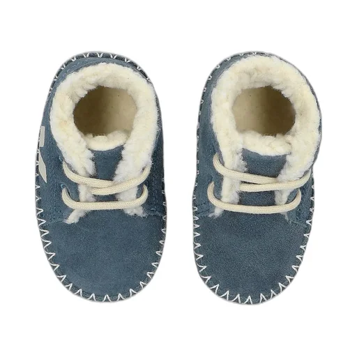 Veja Kids Baby Fured Lace-Up Sneakers