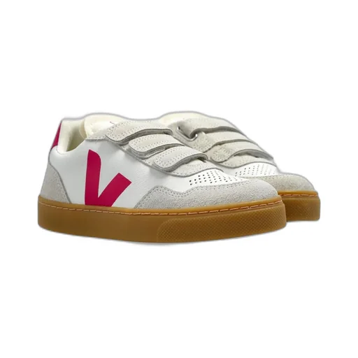 Veja Kids V Logo Lace-Up Sneakers
