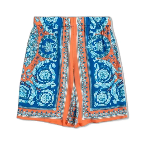 Versace Kids Barocco Printed Shorts