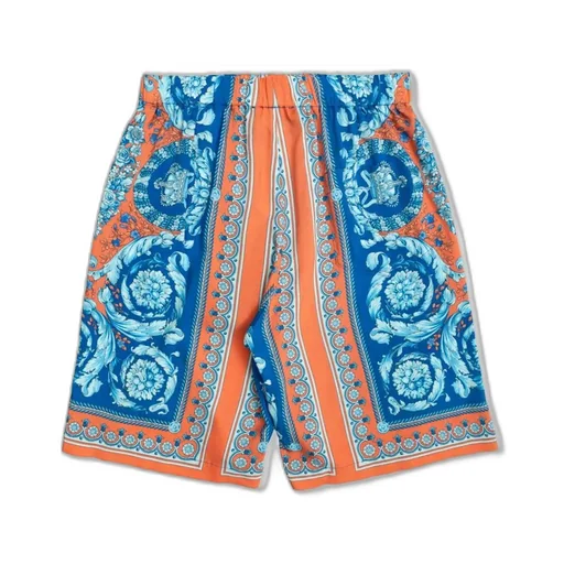 Versace Kids Barocco Printed Shorts