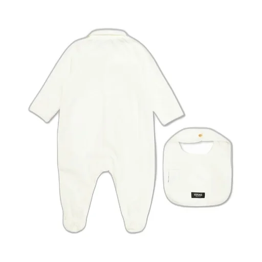 Versace Kids Medusa Patch Bodysuit And Bib