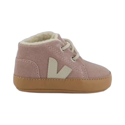 Veja Kids Logo Detail Lace-Up Sneakers
