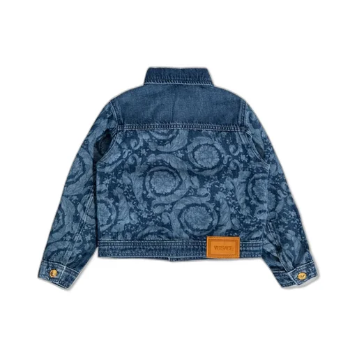 Versace Kids Lasered Denim Blouson