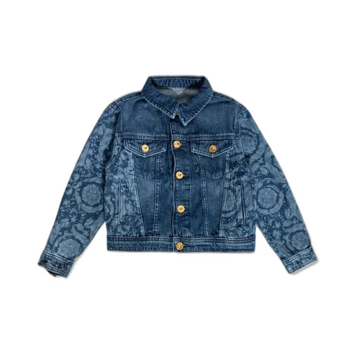 Versace Kids Lasered Denim Blouson