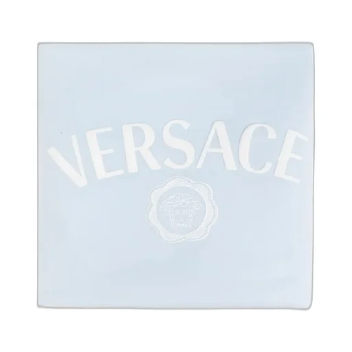 Versace Kids Logo Printed Square Baby Blanket