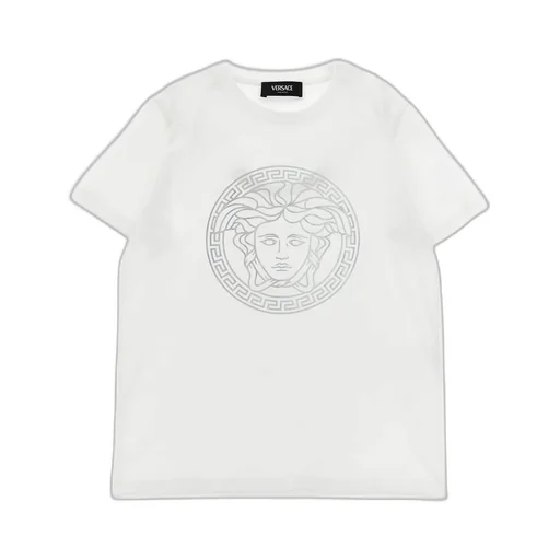 Versace Kids Medusa Head-Printed Crewneck T-Shirt
