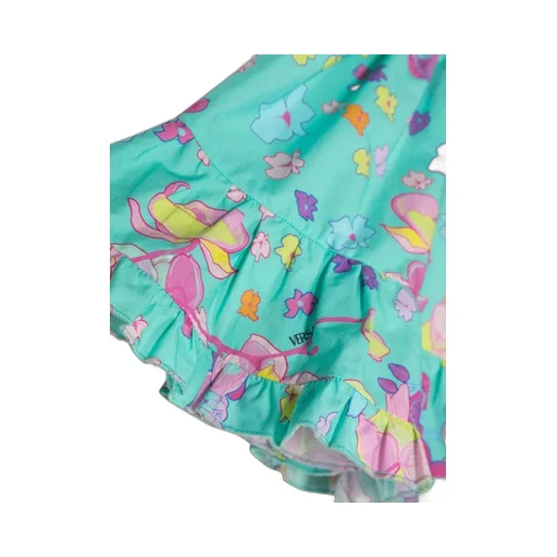 Versace Kids Orchid Baroque Sundress