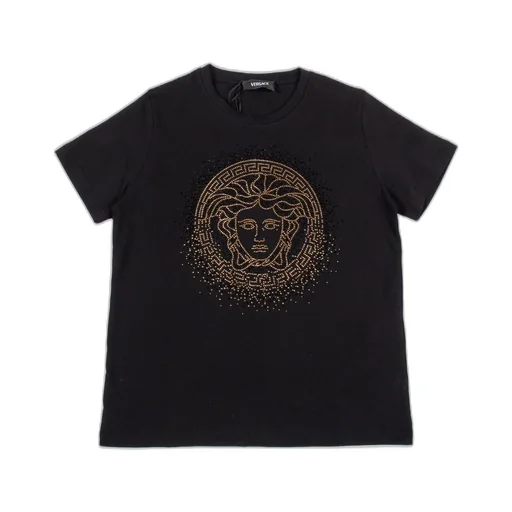 Versace Kids Medusa-Embellished Crewneck T-Shirt