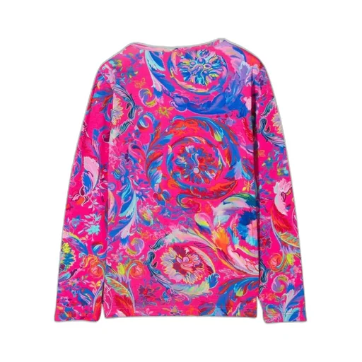 Versace Kids Graphic Printed Crew Neck Top