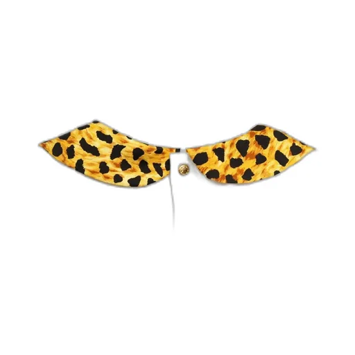Versace Kids Leopard Printed Collar T-Shirt