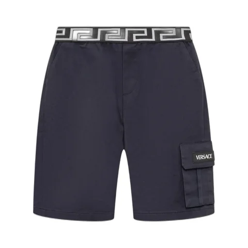 Versace Kids Logo Printed Cargo Shorts