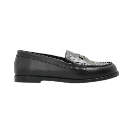 Versace Kids Embellished Slip-On Loafers