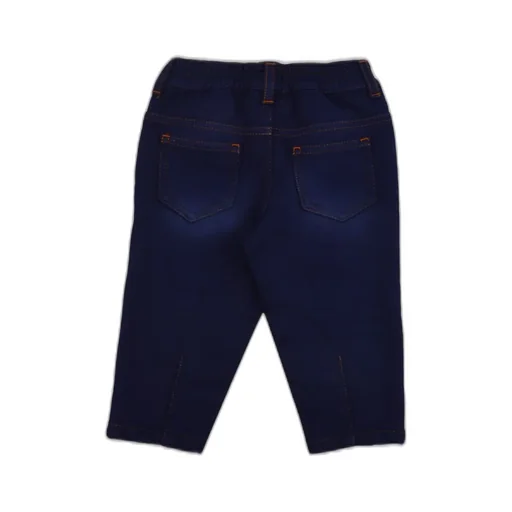 Versace Kids Faded Effect Straight Leg Jeans