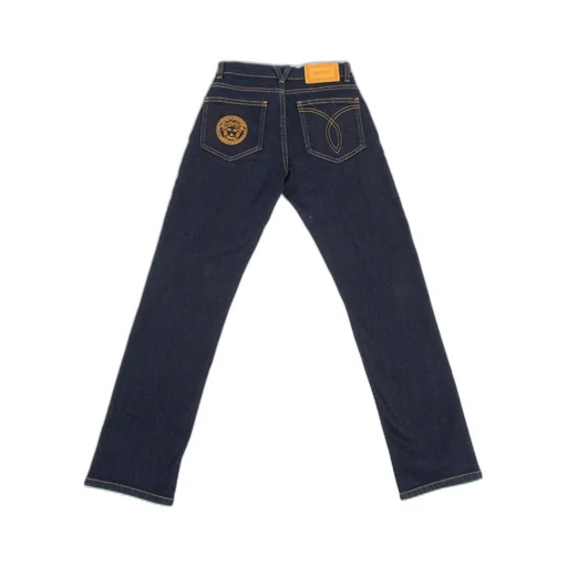 Versace Kids Logo-Patch Denim Jeans