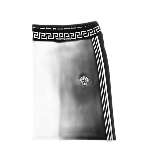 Versace Kids Logo Embroidered Striped Track Pants