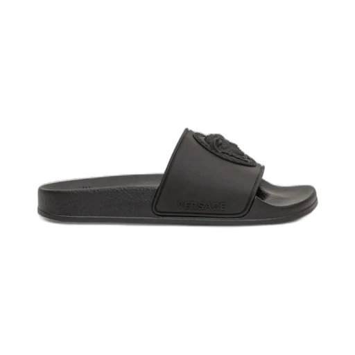 Versace Kids Medusa Embossed Slip-On Slides