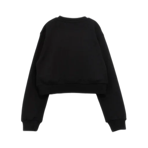 Versace Kids Logo Embellished Crewneck Sweatshirt