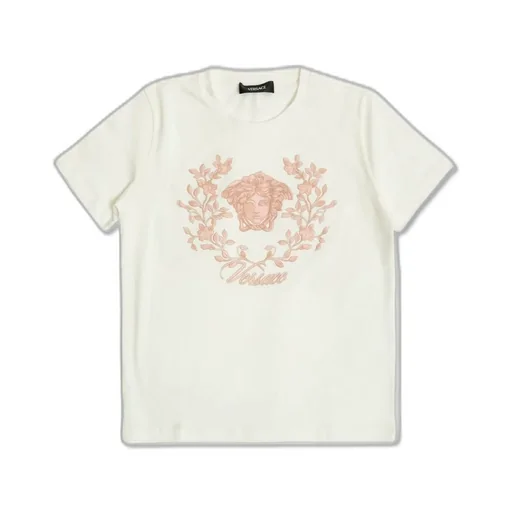 Versace Kids The Distinctive Head Of Medusa Crewneck T-Shirt