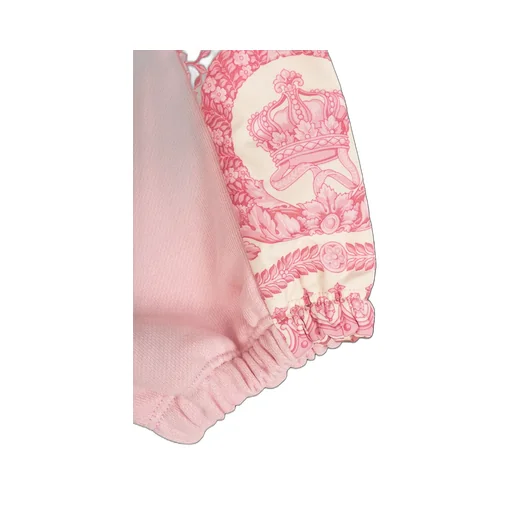 Versace Kids Graphic Printed Logo Embroidered Sweatpants