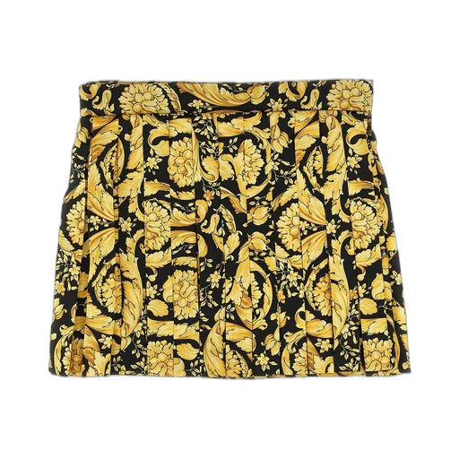 Versace Kids Barocco-Printed Straight Hem Skirt