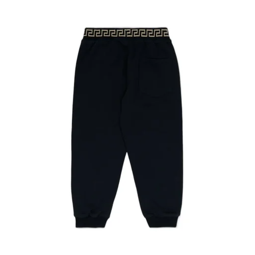 Versace Kids Logo Embroidered Track Pants