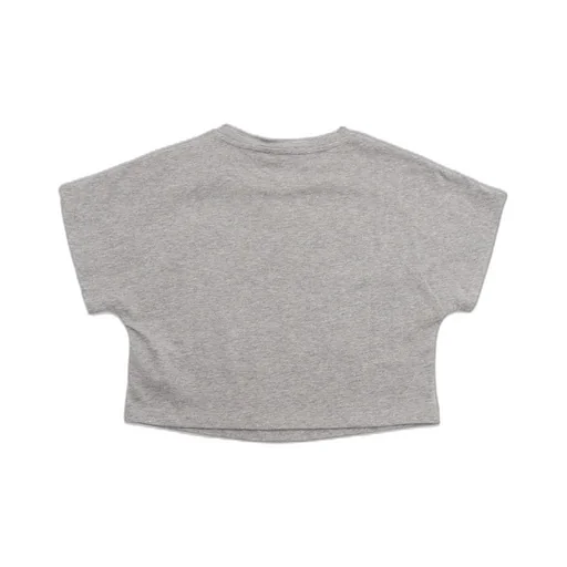 Versace Kids Glitter Versace Logo Kids Crop T-Shirt