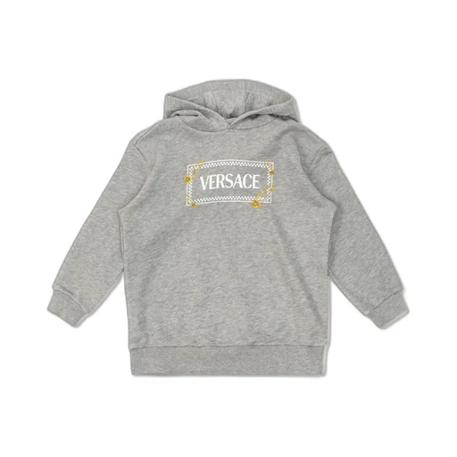 Versace Kids Logo Printed Hoodie