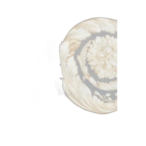 Versace Kids Barocco-Printed Buttoned Cropped Shirt