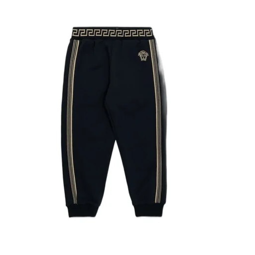 Versace Kids Logo Embroidered Track Pants