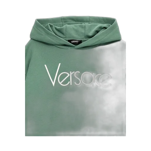 Versace Kids 1978 Re-Edition Logo Embroidered Hoodie