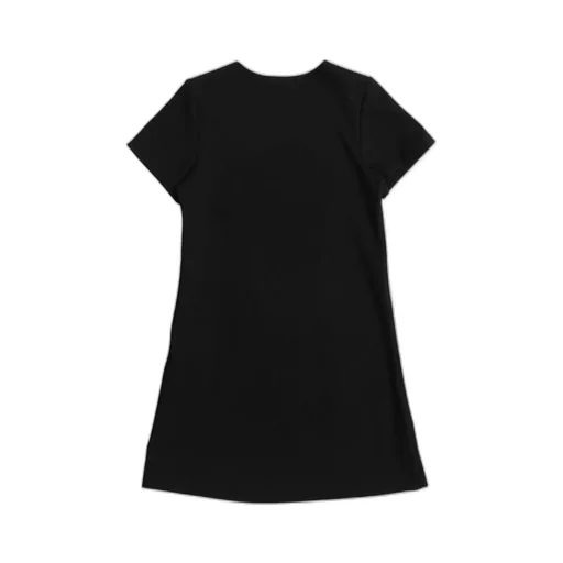 Versace Kids Logo Embellished Crewneck Dress