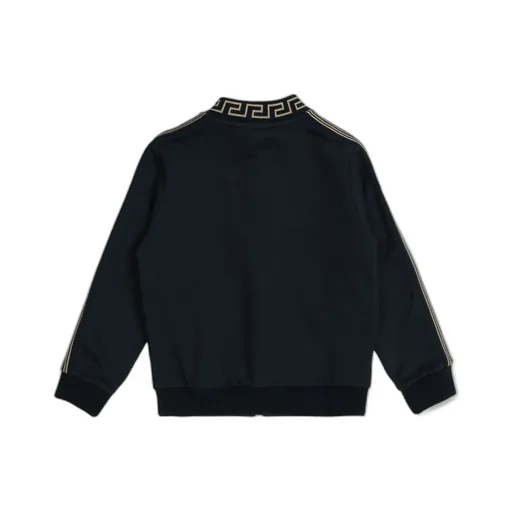 Versace Kids Greca Zip-Up Sweatshirt