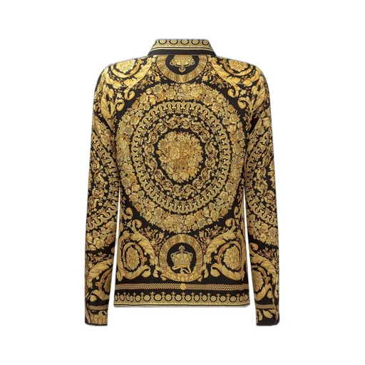 Versace Kids Barocco Printed Long-Sleeved Shirt