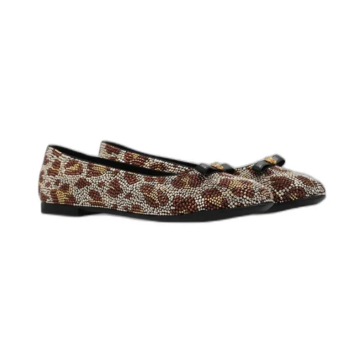 Versace Kids Animal-Motif Ballet Shoes