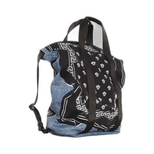 Versace Kids Medusa Bandana Kids Denim Backpack