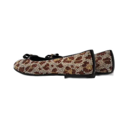 Versace Kids Animal-Motif Ballet Shoes