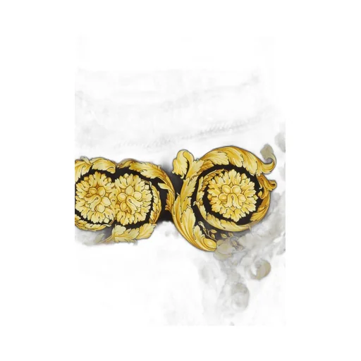 Versace Kids Baroque Pattern Wide Leg Pants