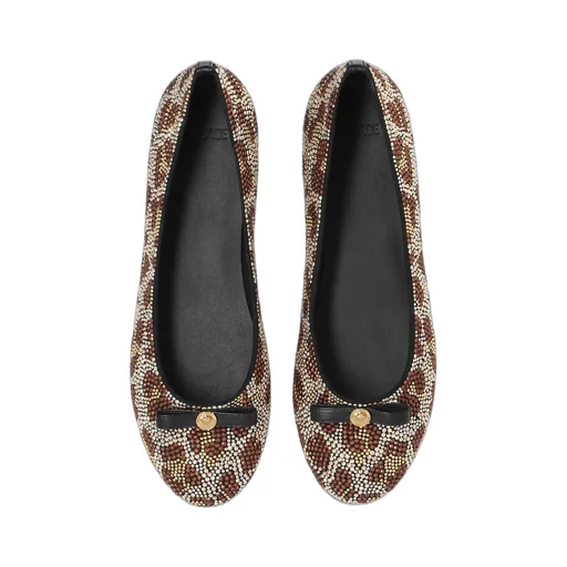 Versace Kids Animal-Motif Ballet Shoes
