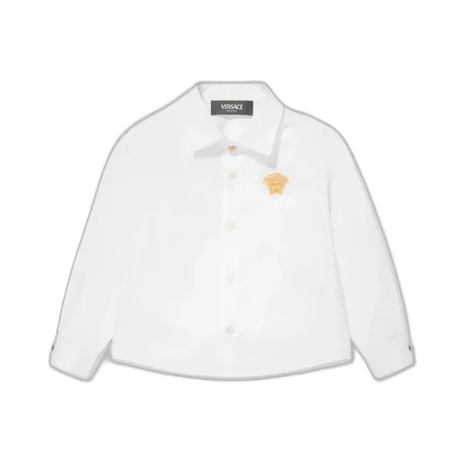 Versace Kids Medusa Embroidered Baby Shirt