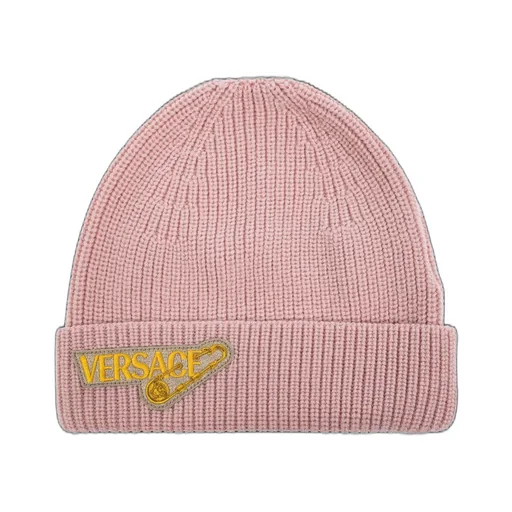 Versace Kids Logo Patch Beanie