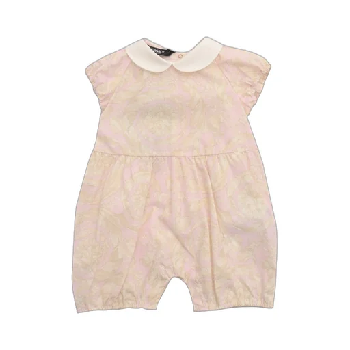 Versace Kids Graphic-Printed Elasticated Cuff Rompers