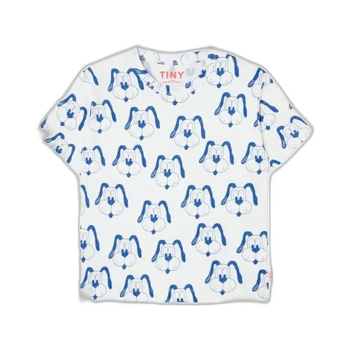 Tinycottons Dog Print T-Shirt