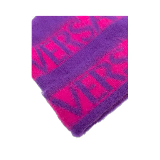Versace Kids Logo Stripe Beanie Hat