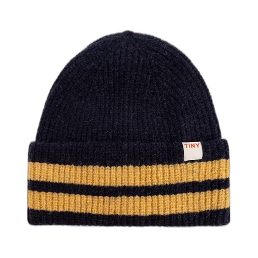 Tinycottons Striped Logo Beanie