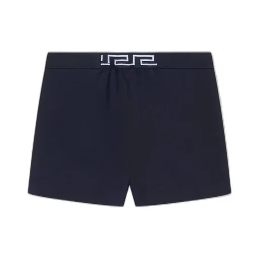 Versace Kids Decorative Button Detailed Shorts