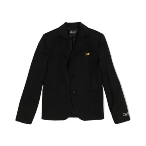Versace Kids Medusa Plaque Single-Breasted Blazer
